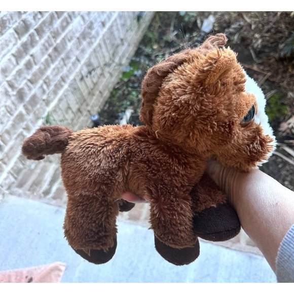 Prancer Pony Plush Dreamy Eyes Brown Cuddly Aurora Unisex Cowboy Horse C… - Picture 3 of 12